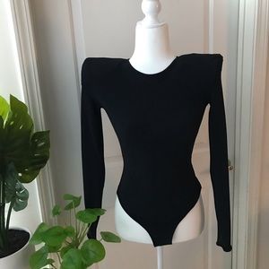 Maison Martin Margiela peak shoulder bodysuit